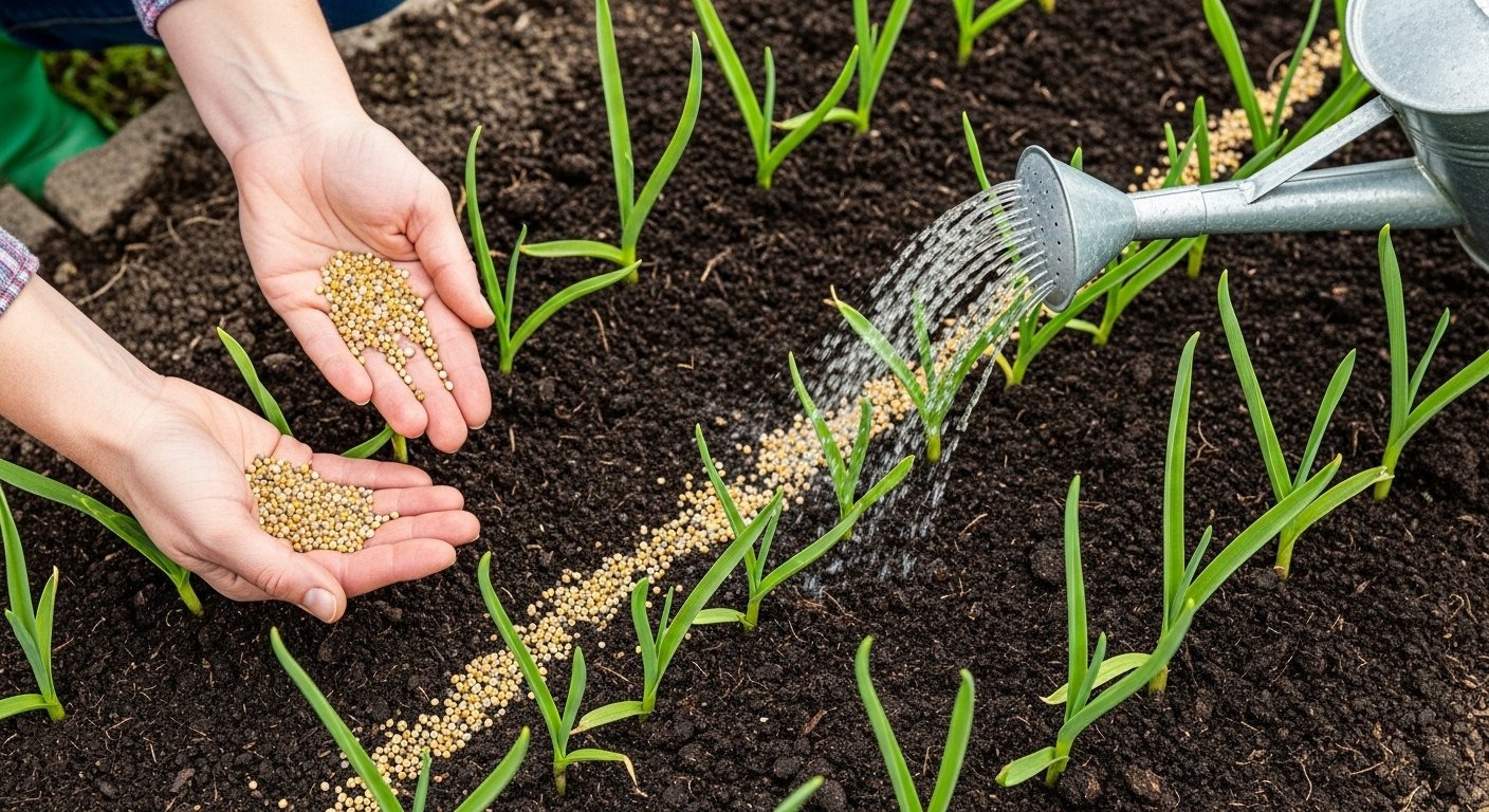 When and How to Fertilize Garlic