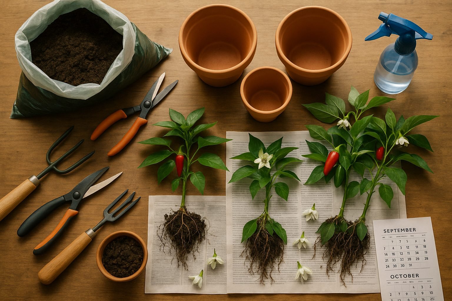 When and How to Start Overwintering Your Pepper Plants
