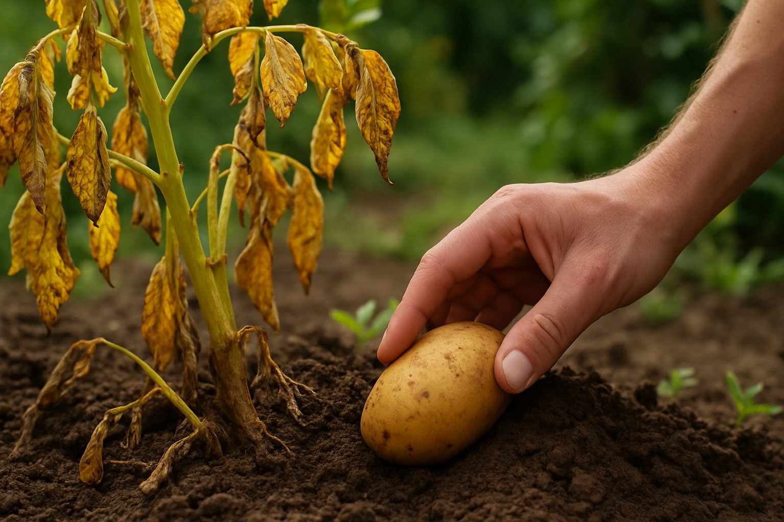 When to Harvest Potatoes