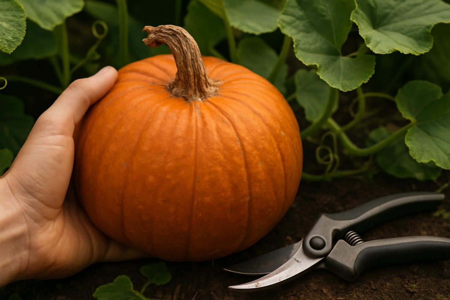 When to Harvest Pumpkins