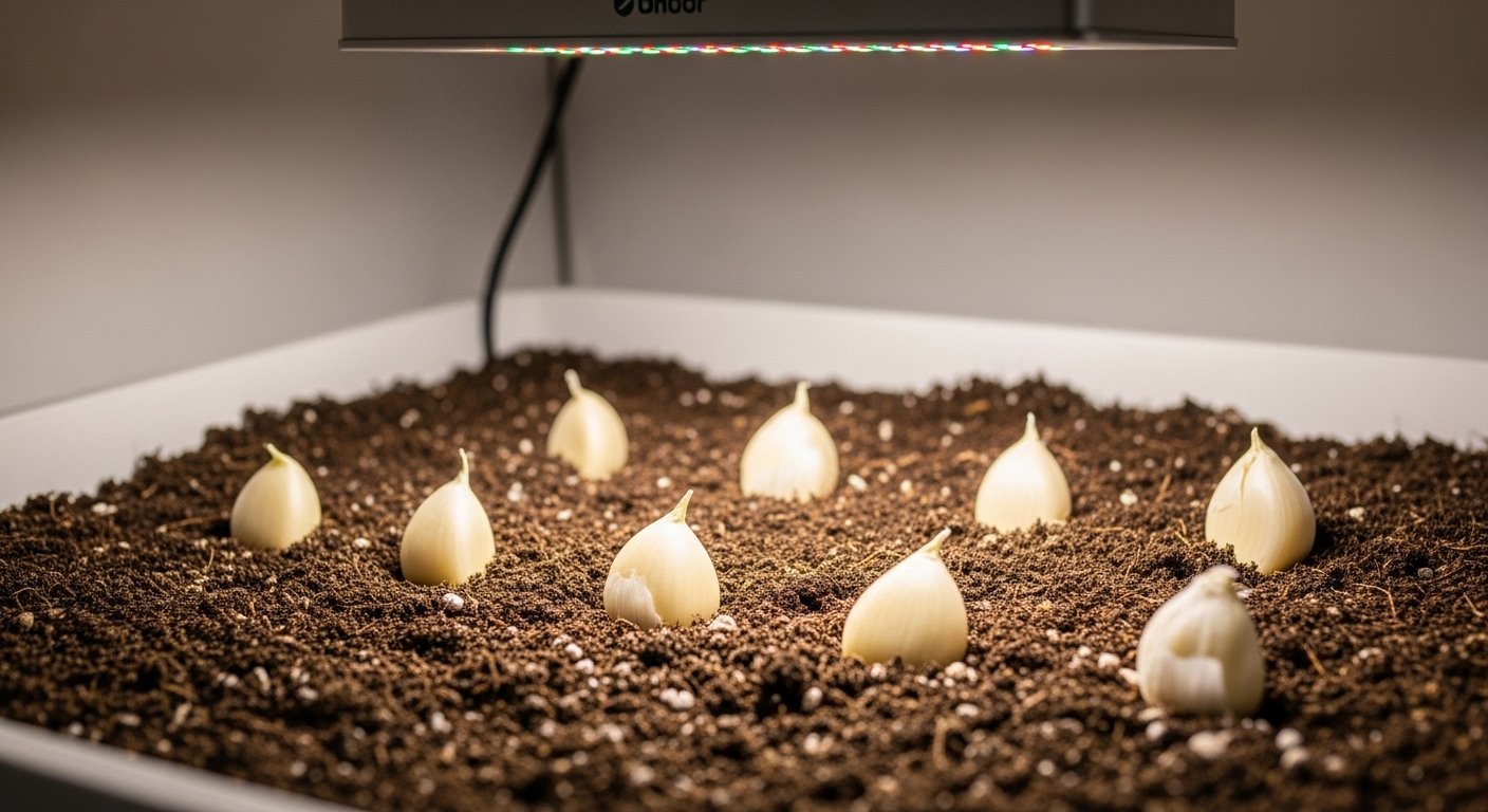 Where and When to Plant Garlic Indoors