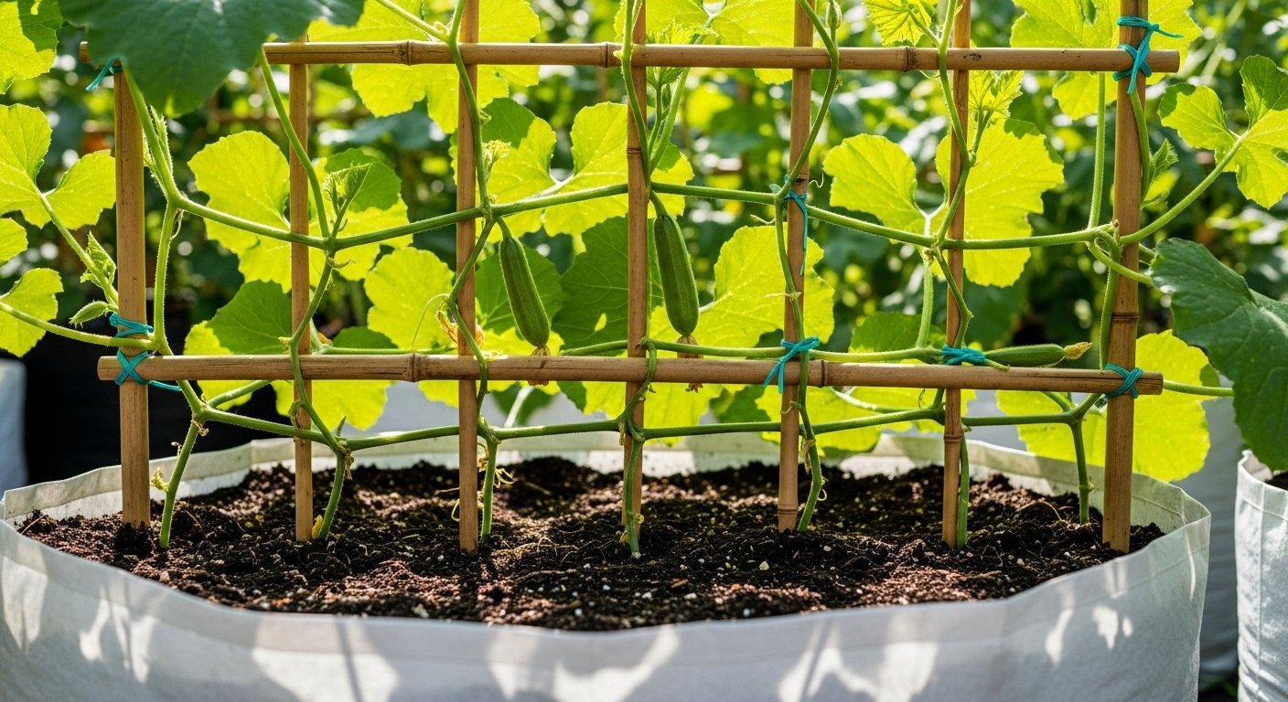 Why Grow Courgettes Vertically