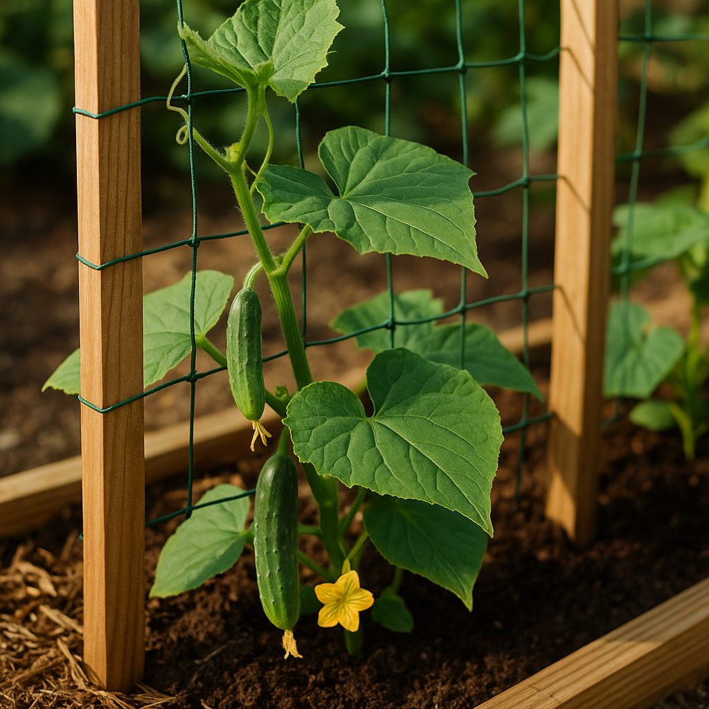 Why Grow Cucumbers on a Trellis