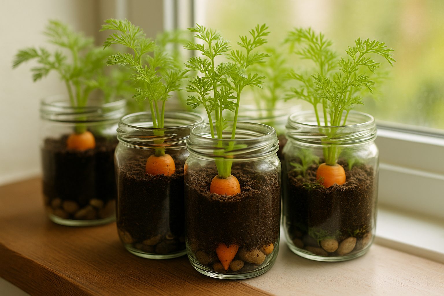 Why Grow Mini Carrots in Jars