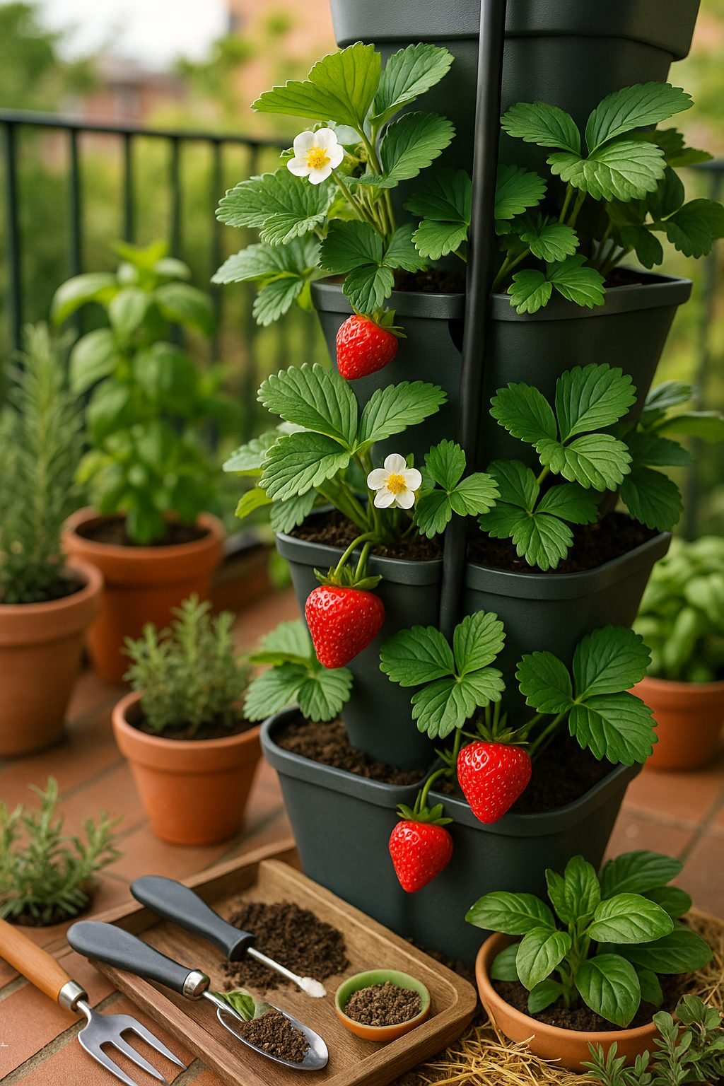 Why Grow Strawberries Vertically