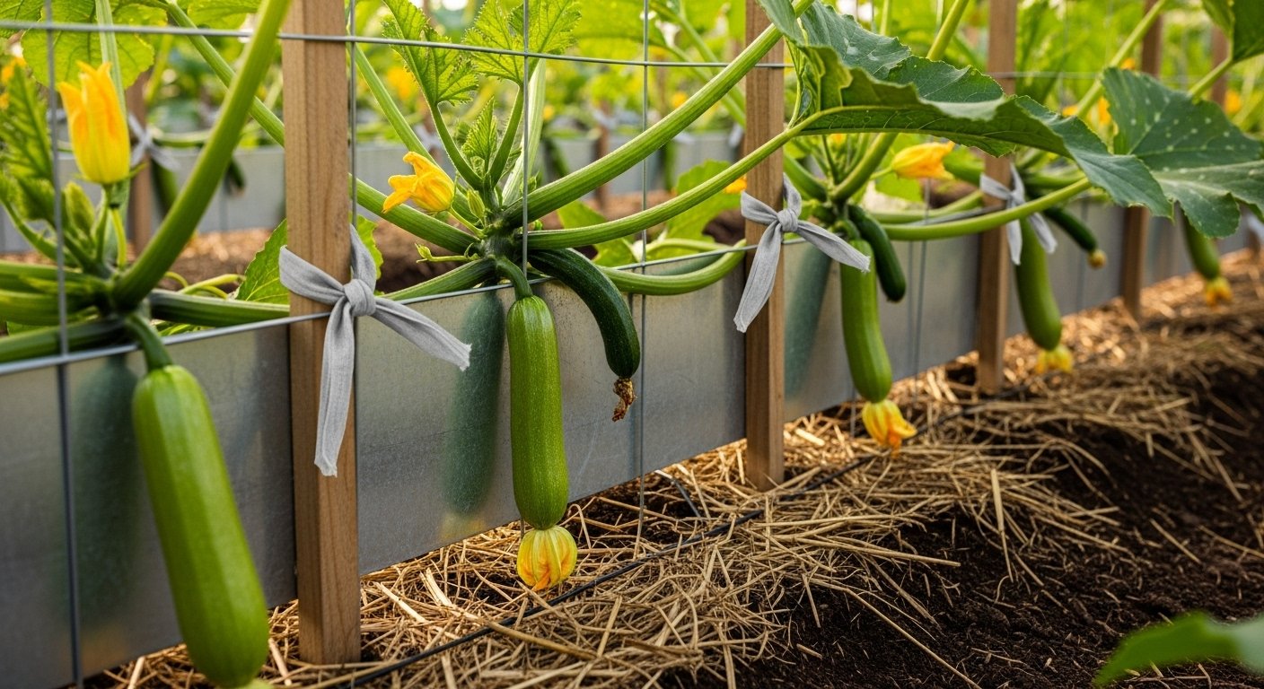 Why Grow Zucchini Vertically