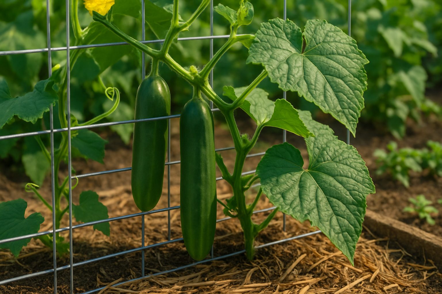 Why Trellis Cucumbers