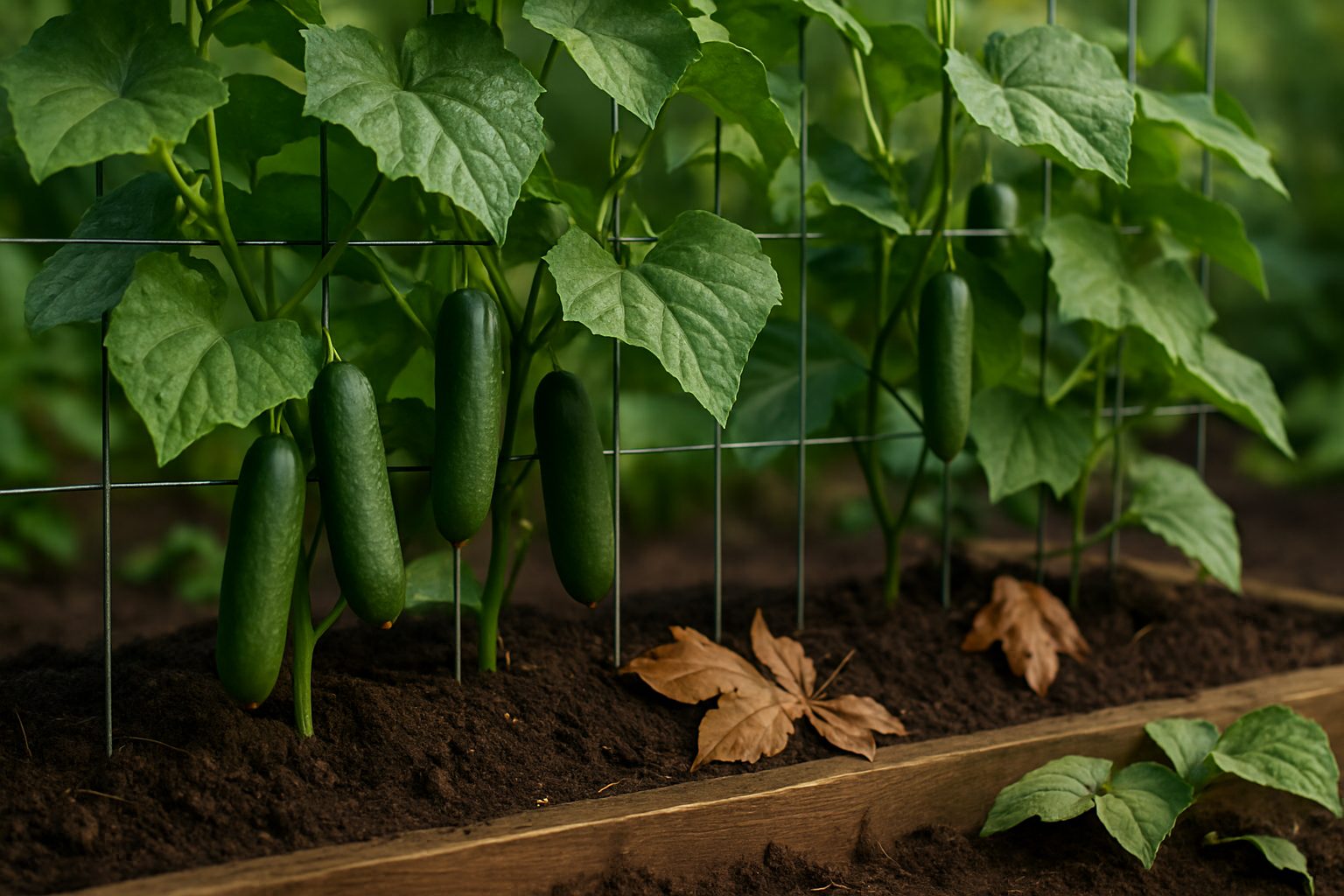 Why Trellis Cucumbers