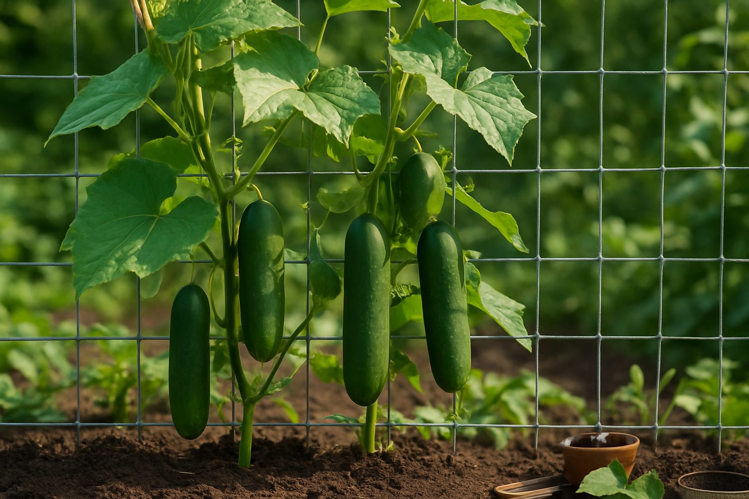 Why Trellis Cucumbers