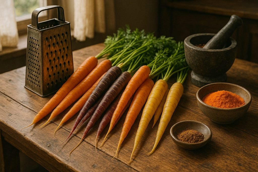 Making Carrot Powder from Garden Carrots