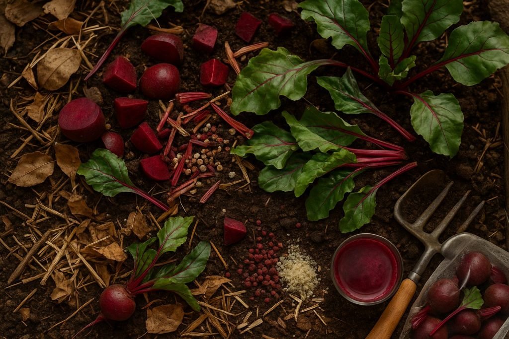 Composting Beet Scraps and Greens